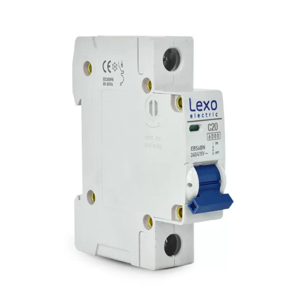 Interruptor Automático 1x20A 6Ka LEXO Curva C 200~415V