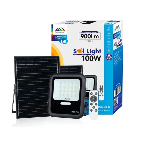 Proyector Solar SOL LIGHT 100w LOGIC