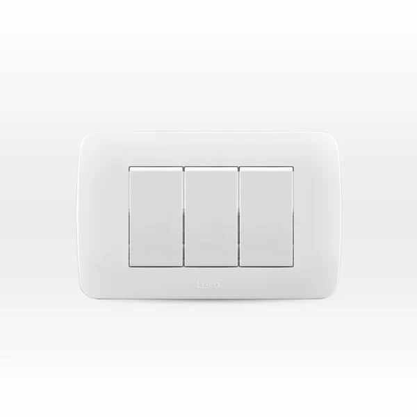 Interruptor 9/32 Simple Embutido Blanco