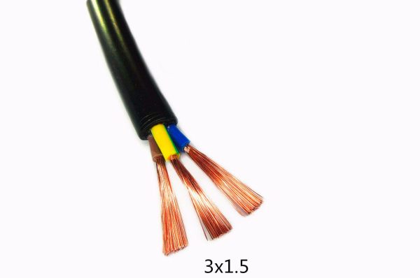 Cordón H05 3X1,5mm x mts