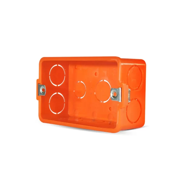 Caja embutida tabique Naranja LEXO