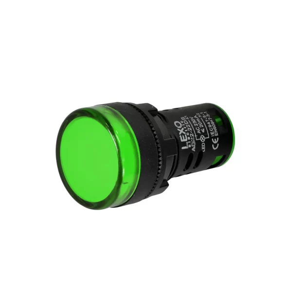 Luz Piloto Verde 22MM