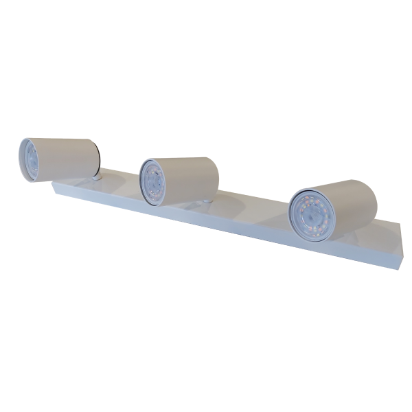 Foco Barra Triple GU10 Blanco sku3002336